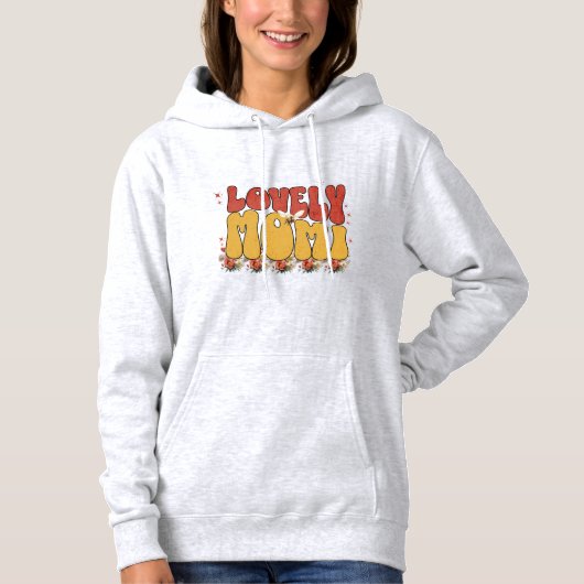 Lieve Moeder, Moederdag, Bloemschikken Hoodie (Voorkant)