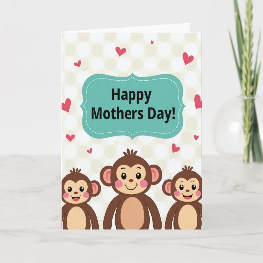 Lieve Moeder Moederdag kaart (Voorkant)