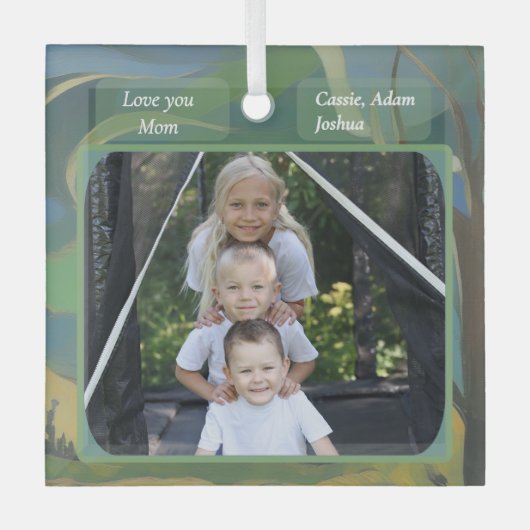 Lieve Moeder Persoonlijk Kinderen Foto Ornament (Voorkant)