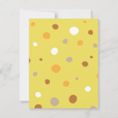 Lieve Moeder Schildpad en Kind Baby Shower Kaart (Achterkant)