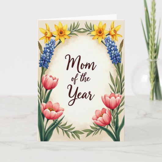 Lieve Moeder van het Jaar Kaart (Voorkant)