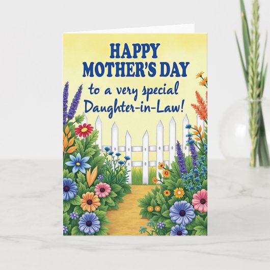 Lieve Moederdag Bloemen Kaart (Voorkant)