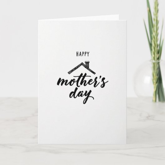 Lieve Moederdag Dakcard Kaart (Voorkant)