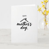 Lieve Moederdag Dakcard Kaart (Gele Bloem)