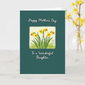 Lieve Moederdag Gele Kaart (Gele Bloem)