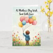 Lieve Moederdag Kaart (Gele Bloem)