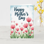 Lieve Moederdag Kunstkaart Kaart (Gele Bloem)