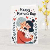 Lieve Moederdag Kunstkaart Kaart (Gele Bloem)
