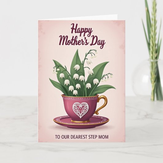 Lieve Moederdag Leliekaart Kaart (Voorkant)