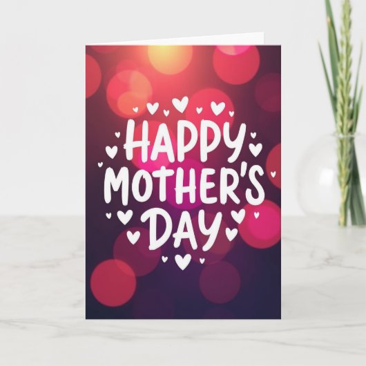 Lieve Moederdag Liefdeskaart Kaart (Voorkant)