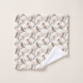 Lieve Mussjes en Bloesems Bad Handdoek (Wasdoekje)
