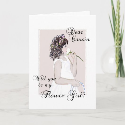 Lieve neef... word jij mijn Bloemenmeisje? (Voorkant)