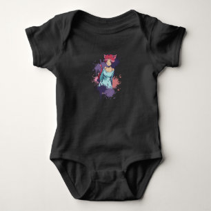 Lieve Neko Meisje - Kersje Kat Meisje Romper