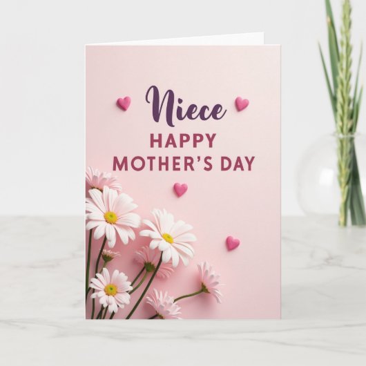 Lieve Nichten Moederdag kaart (Voorkant)