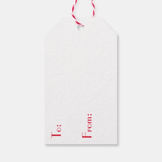 Lieve nostalgische kinderen met kerst van en naar cadeaulabel (Achterkant)