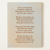 lieve nostalgische planner (Achterkant)