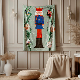 Lieve Notenkraker Kerst Foto Collage Familie Fleece Deken