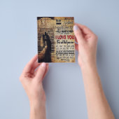 Lieve offertes voor mijn man | Echtgenoot Cadeau Flyer (Hand)