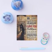 Lieve offertes voor mijn man | Echtgenoot Cadeau Flyer (Enkel)