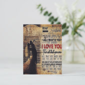 Lieve offertes voor mijn man | Echtgenoot Cadeau Kaart (Staand voorkant)