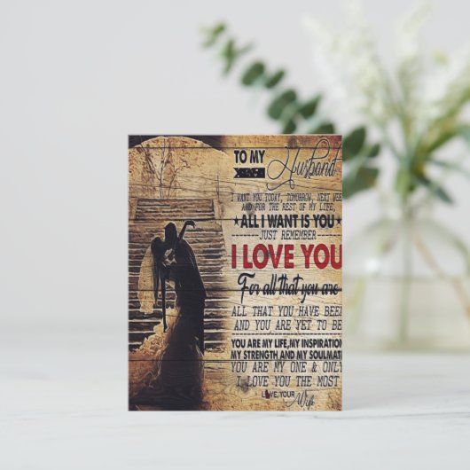 Lieve offertes voor mijn man | Echtgenoot Cadeau Kaart (Staand voorkant)