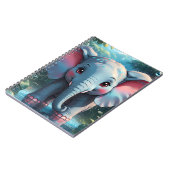 Lieve Olifant in de Regen Notitieboek (Linkerzijde)