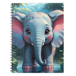Lieve Olifant in de Regen Notitieboek