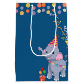 Lieve Olifant Verjaardag Medium Cadeauzakje (Achterkant)