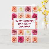 Lieve Oma Dag Bloem Kaart (Gele Bloem)