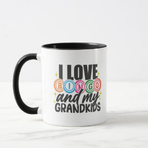 Lieve Oma en Opa Bingo Kleinkinderen Mok