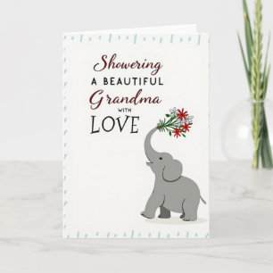 Lieve Oma Flowers Kaart