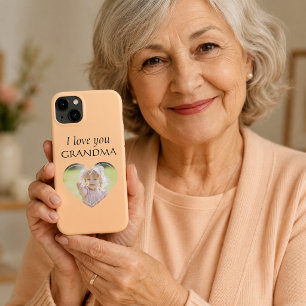 Lieve oma, je wordt liefgehad Foto bewerkbare kleu Case-Mate iPhone Case