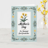Lieve Oma Ontwerpkaart Kaart (Gele Bloem)