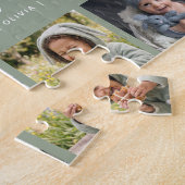 Lieve Oma Sage Green Fotocollage Legpuzzel (Zijkant)