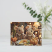Lieve oogjes dankbare muizen briefkaart (Staand voorkant)