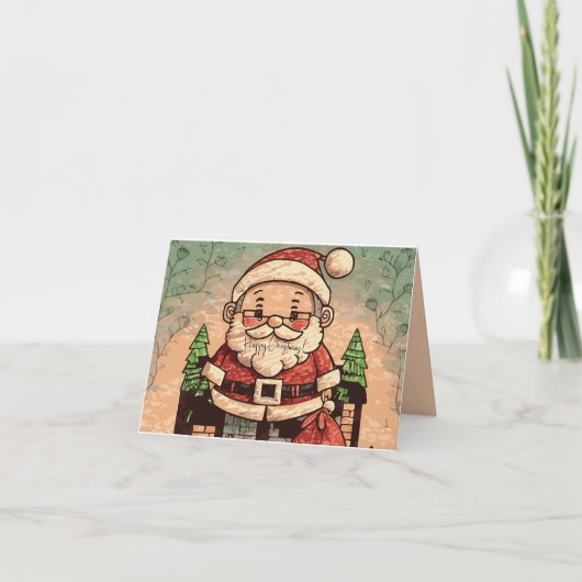 Lieve Opa Santa Kaart (Voorkant)