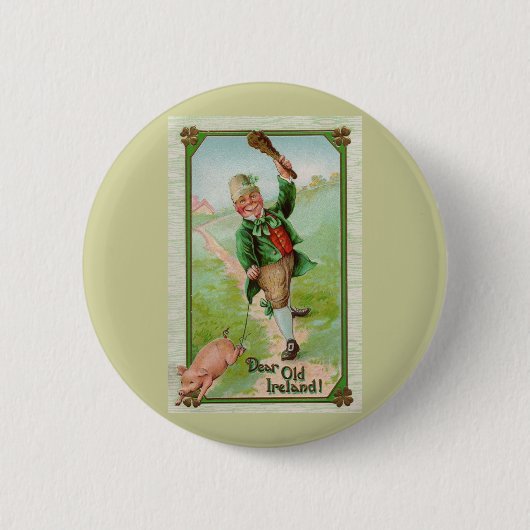 Lieve Oude Ierland!  St. Patrick's Day Ronde Button 5,7 Cm (Voorkant)