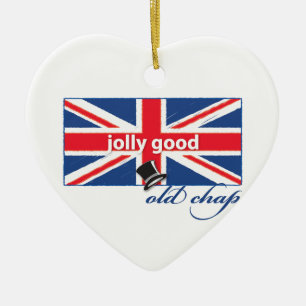Lieve oude kerel! keramisch ornament