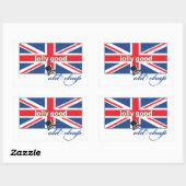 Lieve oude kerel! rechthoekige sticker (Vel)