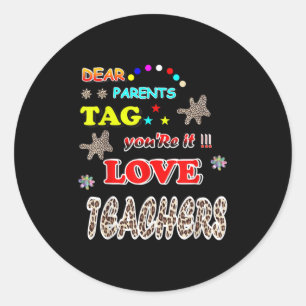 Lieve ouders Label Je bent het Liefde Leraren, Gra
