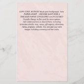 Lieve OWL Baby Shower Uitnodiging voor Meisjes of  Flyer (Achterkant)