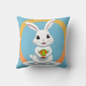 Lieve Paashaas met Mand Kussen (Achterkant)