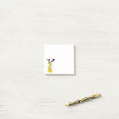 Lieve paashaas waterverf kunst post-it® notes (Op bureau)