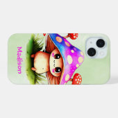 Lieve Paddenstoel iPhone 15 Case (Achterkant horizontaal)