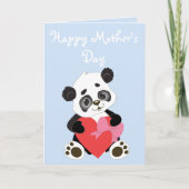Lieve Panda Moederdag Kaart (Voorkant)