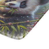 Lieve Pandabeer Eet Bamboe Snijplank (Hoek)