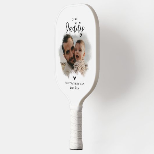Lieve papa | Aangepaste Vaderdag Pickleball Paddle (Links)