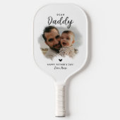 Lieve papa | Aangepaste Vaderdag Pickleball Paddle (Voorkant)