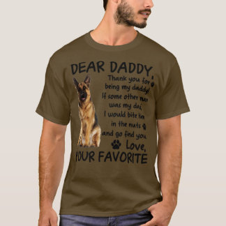 Lieve papa bedankt dat je mijn papa bent t-shirt