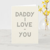 Lieve Papa Berichtkaart Kaart (Gele Bloem)